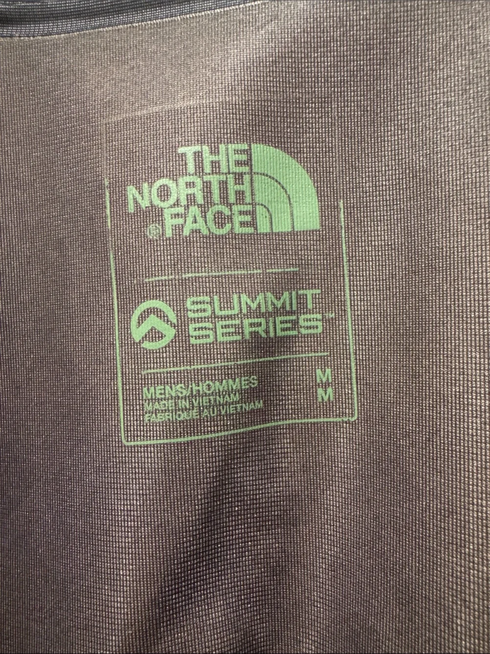 The North Face Men’s Two-Tone Sage and Forest Green Hooded Ski Jacket